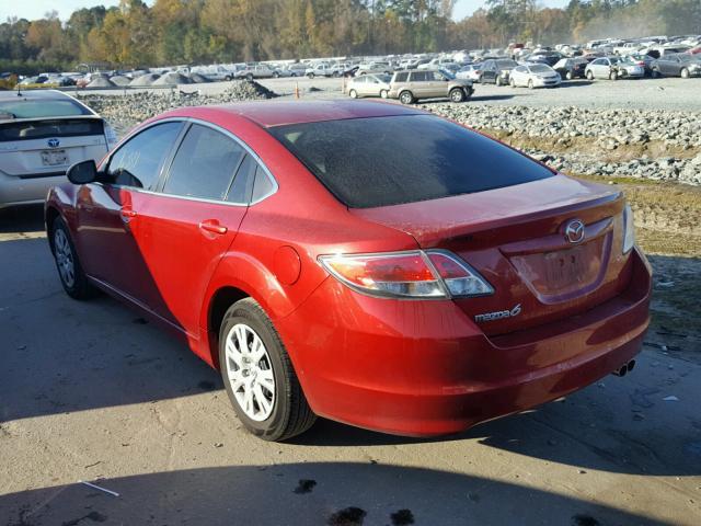 1YVHZ8BH7B5M05508 - 2011 MAZDA 6 I RED photo 3