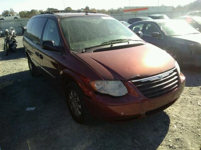 2A4GP54L46R893424 - 2006 CHRYSLER TOWN & COU MAROON photo 1