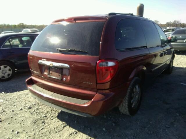 2A4GP54L46R893424 - 2006 CHRYSLER TOWN & COU MAROON photo 4