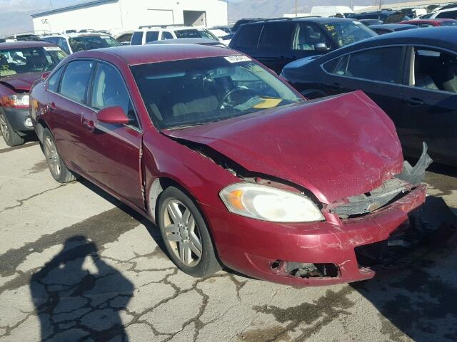 2G1WC581169105617 - 2006 CHEVROLET IMPALA LT RED photo 1