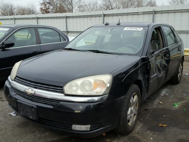 1G1ZU64835F224827 - 2005 CHEVROLET MALIBU MAX BLACK photo 2