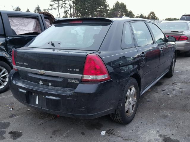 1G1ZU64835F224827 - 2005 CHEVROLET MALIBU MAX BLACK photo 4