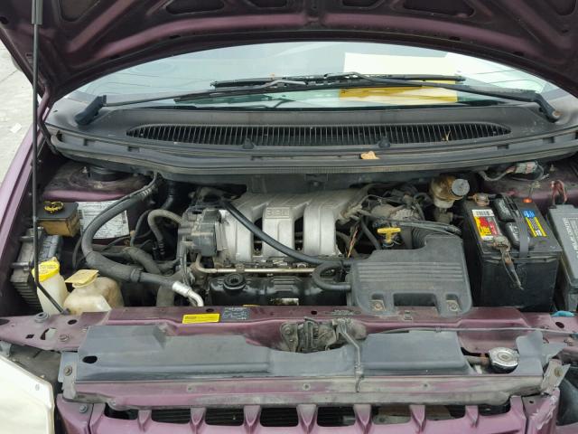 2P4GP45G6XR389813 - 1999 PLYMOUTH VOYAGER SE BURGUNDY photo 7