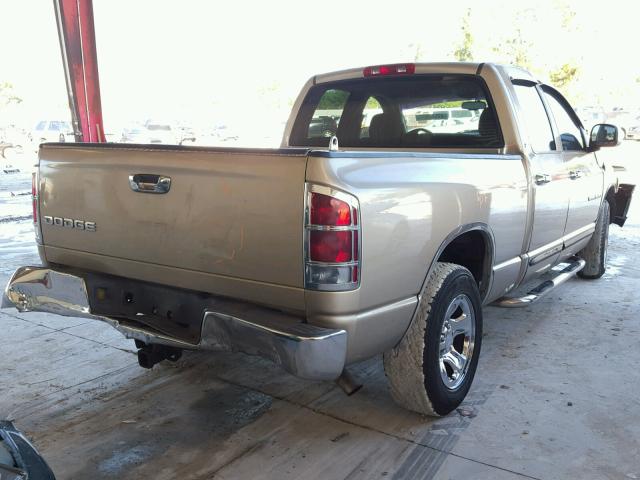 1D7HA18N82S635342 - 2002 DODGE RAM 1500 GOLD photo 4