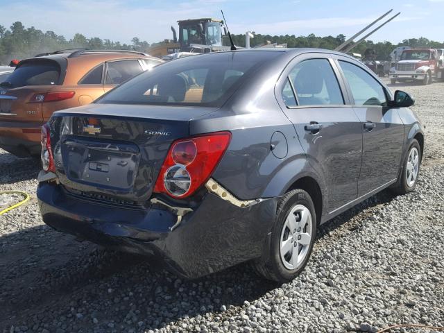 1G1JA5SH4D4218290 - 2013 CHEVROLET SONIC LS 石墨色 照片 4