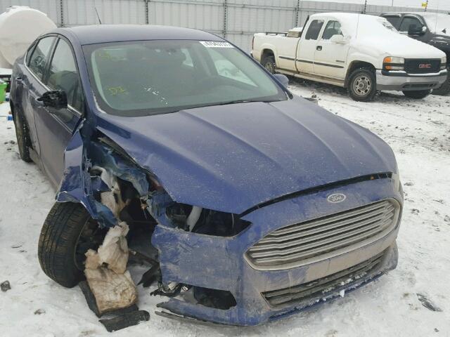 1FA6P0G76G5132613 - 2016 FORD FUSION S BLUE photo 1