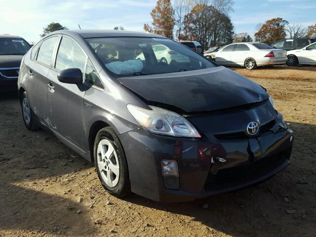 JTDKN3DU5A5119496 - 2010 TOYOTA PRIUS GRAY photo 1