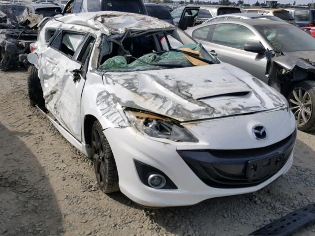 JM1BL1L40D1783387 - 2013 MAZDA SPEED 3 WHITE photo 1