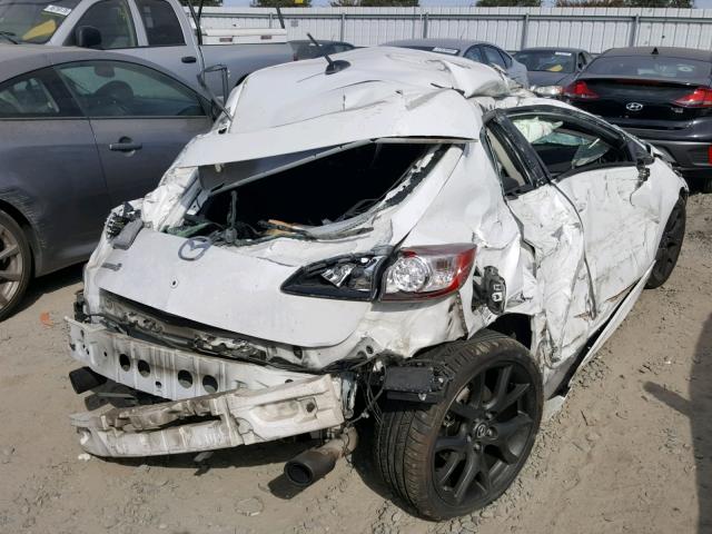JM1BL1L40D1783387 - 2013 MAZDA SPEED 3 WHITE photo 4