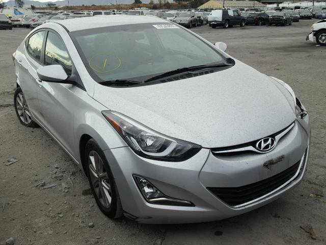 5NPDH4AE4GH759517 - 2016 HYUNDAI ELANTRA SE SILVER photo 1