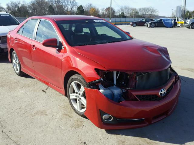 4T1BF1FK7EU763375 - 2014 TOYOTA CAMRY L RED photo 1