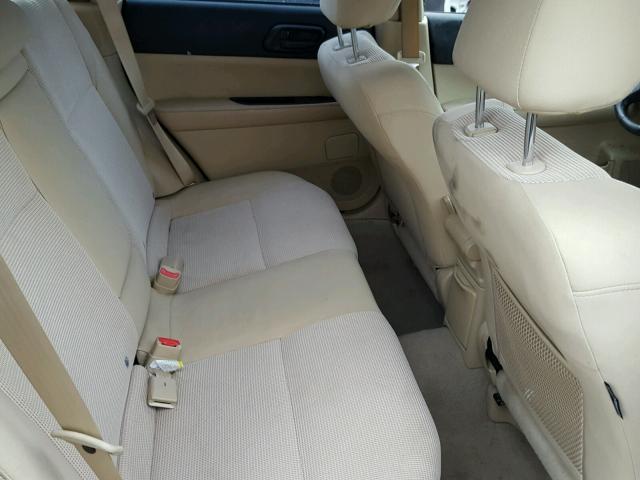 JF1SG636X7H710967 - 2007 SUBARU FORESTER 2 BLUE photo 6