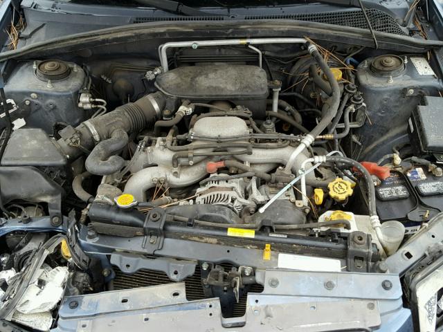 JF1SG636X7H710967 - 2007 SUBARU FORESTER 2 BLUE photo 7