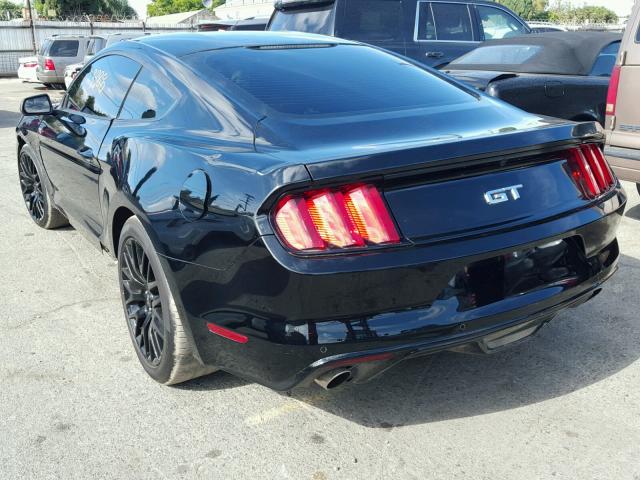 1FA6P8CF4H5247594 - 2017 FORD MUSTANG GT BLACK photo 3