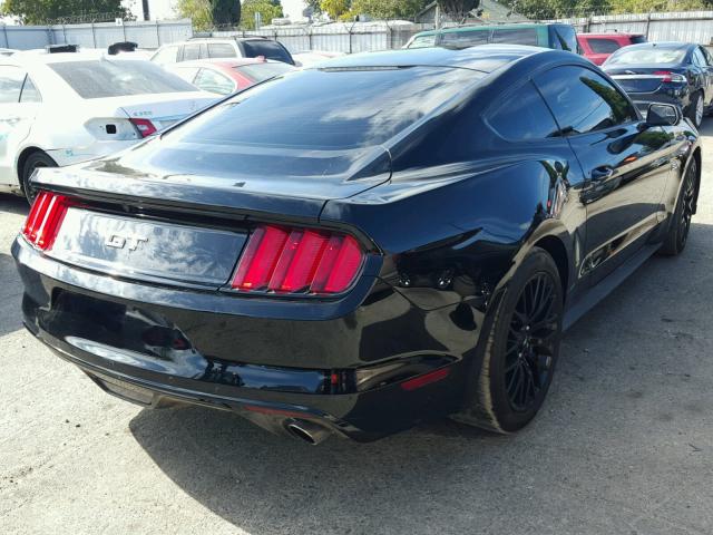 1FA6P8CF4H5247594 - 2017 FORD MUSTANG GT BLACK photo 4