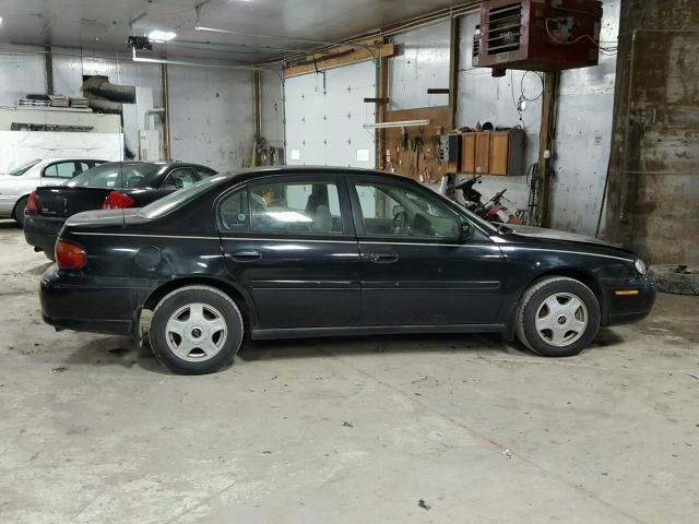 1G1NE52J61M683464 - 2001 CHEVROLET MALIBU LS BLACK photo 9