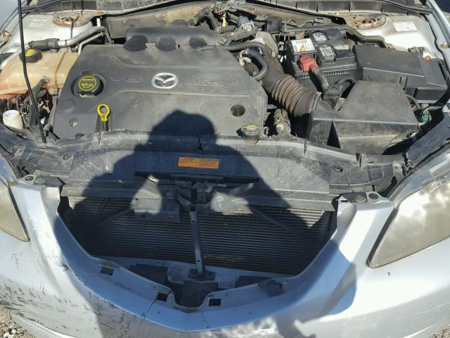 1YVFP82D845N76037 - 2004 MAZDA 6 S SILVER photo 7