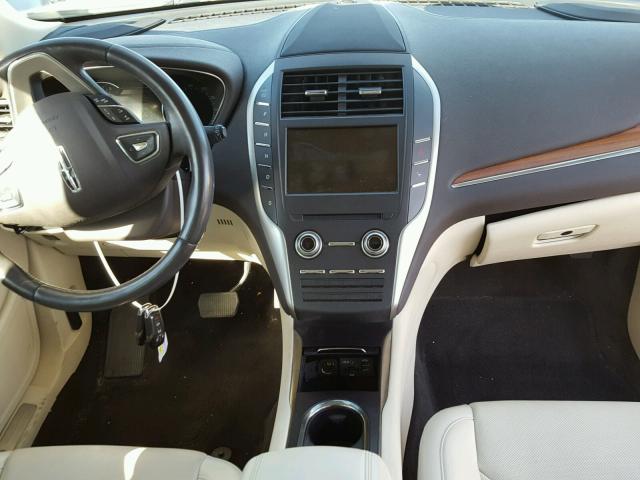 5LMTJ2AH5FUJ46933 - 2015 LINCOLN MKC WHITE photo 9