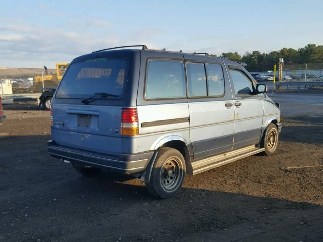 1FMCA11U9KZB81093 - 1989 FORD AEROSTAR BLUE photo 4