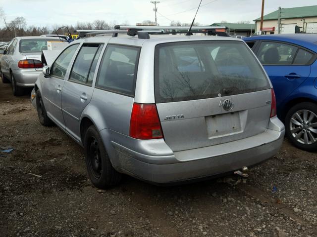 WVWSP61J13W588636 - 2003 VOLKSWAGEN JETTA GLS SILVER photo 3