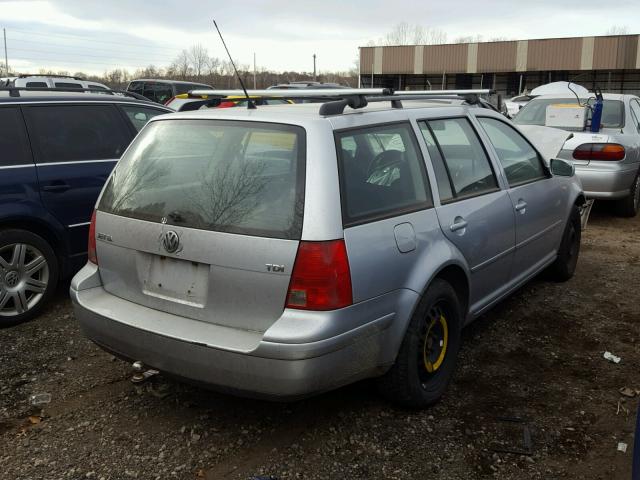 WVWSP61J13W588636 - 2003 VOLKSWAGEN JETTA GLS SILVER photo 4