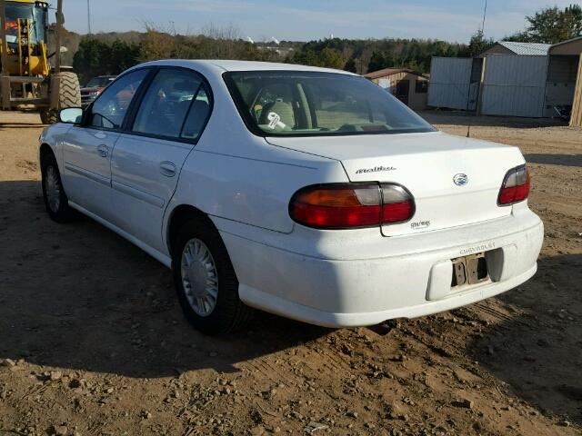 1G1ND52J7Y6348554 - 2000 CHEVROLET MALIBU WHITE photo 3