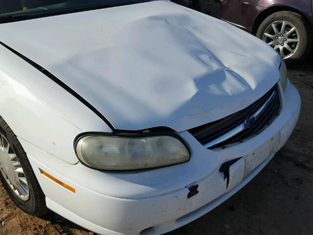 1G1ND52J7Y6348554 - 2000 CHEVROLET MALIBU WHITE photo 9