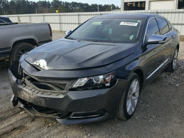 2G1165S34F9202855 - 2015 CHEVROLET IMPALA LTZ GRAY photo 2