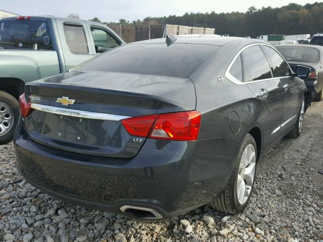 2G1165S34F9202855 - 2015 CHEVROLET IMPALA LTZ GRAY photo 4