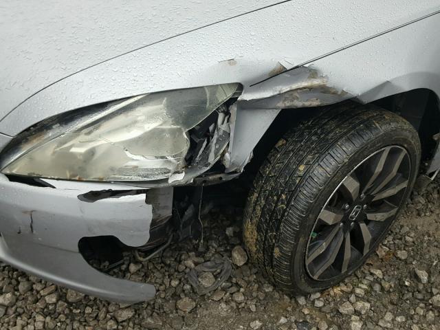 1HGCM56644A035040 - 2004 HONDA ACCORD EX SILVER photo 9