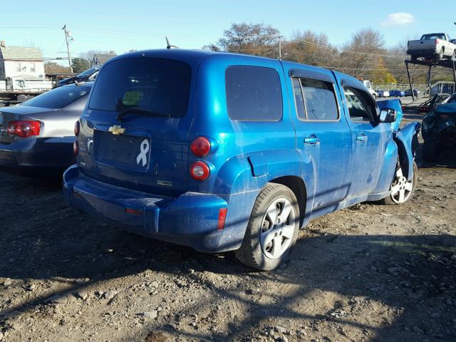 3GNBAADBXAS597215 - 2010 CHEVROLET HHR LS BLUE photo 4