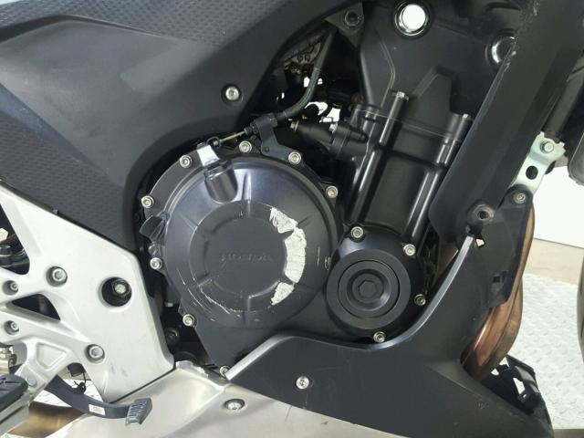 MLHPC4462E5101348 - 2014 HONDA CBR500 R BLACK photo 12