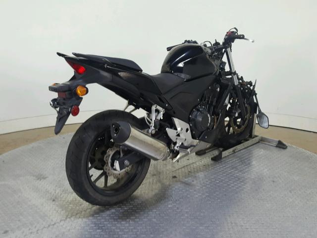 MLHPC4462E5101348 - 2014 HONDA CBR500 R BLACK photo 8