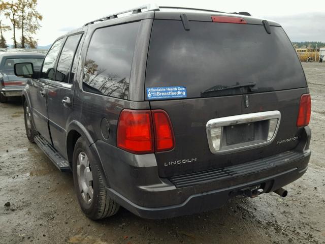 5LMFU28515LJ04232 - 2005 LINCOLN NAVIGATOR CHARCOAL photo 3