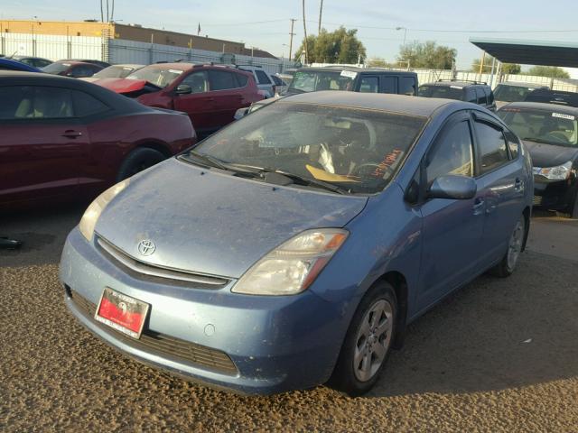 JTDKB20U287804837 - 2008 TOYOTA PRIUS BLUE photo 2