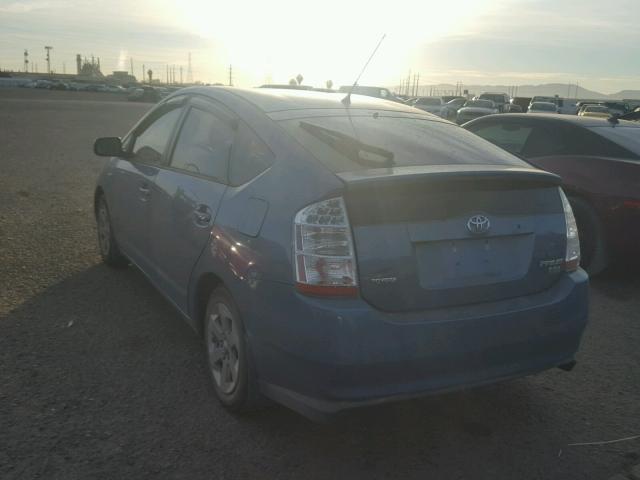 JTDKB20U287804837 - 2008 TOYOTA PRIUS BLUE photo 3