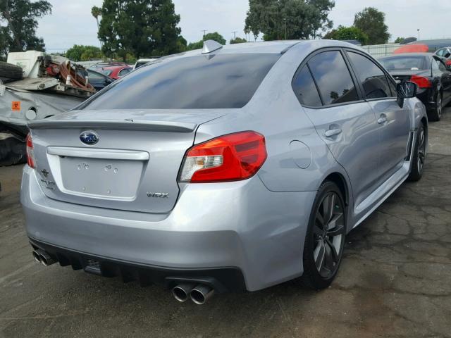 JF1VA1J66G9816931 - 2016 SUBARU WRX LIMITE SILVER photo 4