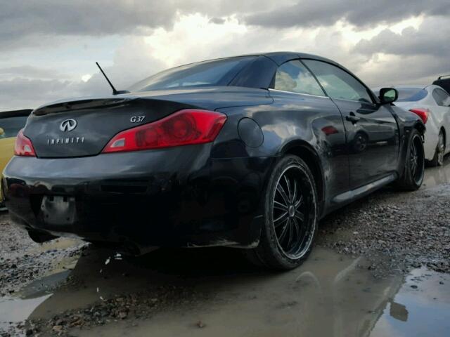 JN1CV6FE1AM355177 - 2010 INFINITI G37 BASE BLACK photo 4