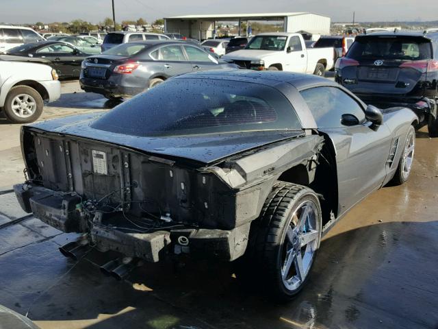 1G1YY25W495101927 - 2009 CHEVROLET CORVETTE GRAY photo 4