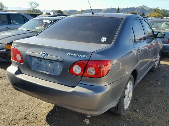 1NXBR30EX6Z671989 - 2006 TOYOTA COROLLA CE GRAY photo 4