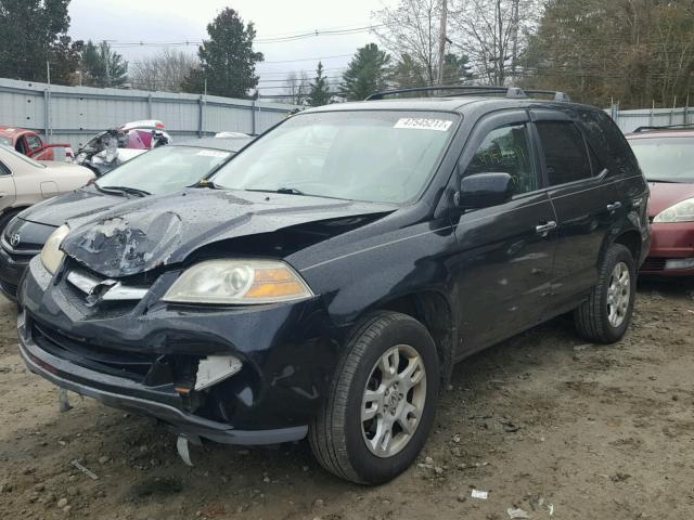 2HNYD18626H504182 - 2006 ACURA MDX TOURIN BLACK photo 2