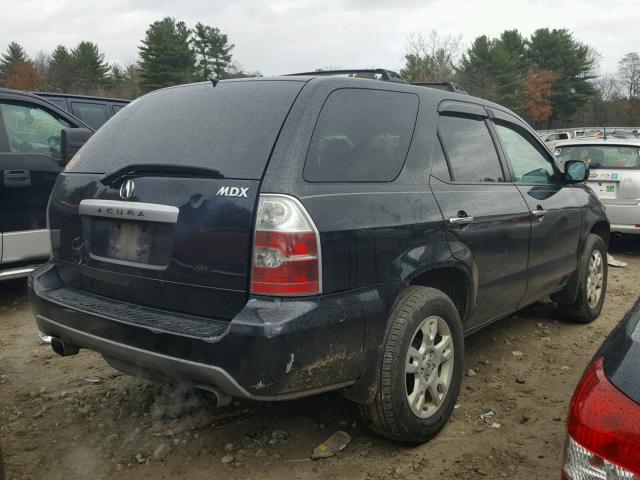 2HNYD18626H504182 - 2006 ACURA MDX TOURIN BLACK photo 4