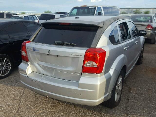 1B3CB4HA2AD613096 - 2010 DODGE CALIBER SX SILVER photo 4