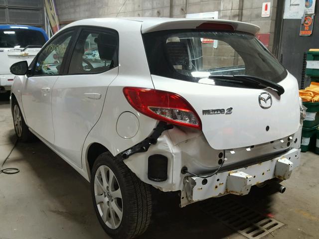 JM1DE1LY1D0162980 - 2013 MAZDA MAZDA2 WHITE photo 3