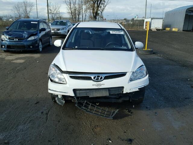 KMHDB8AE5BU108254 - 2011 HYUNDAI ELANTRA TO WHITE photo 9