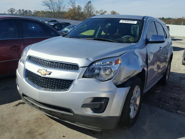 1GNALBEK3DZ104296 - 2013 CHEVROLET EQUINOX LS SILVER photo 2