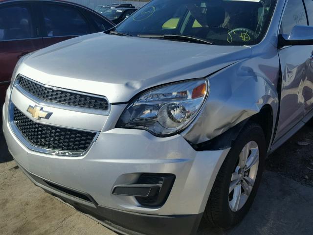 1GNALBEK3DZ104296 - 2013 CHEVROLET EQUINOX LS SILVER photo 9