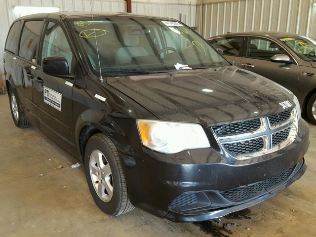 2C4RDGCG0CR347061 - 2012 DODGE GRAND CARA BLACK photo 1