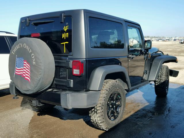 1C4AJWAG9FL645432 - 2015 JEEP WRANGLER S 黑色 照片 4