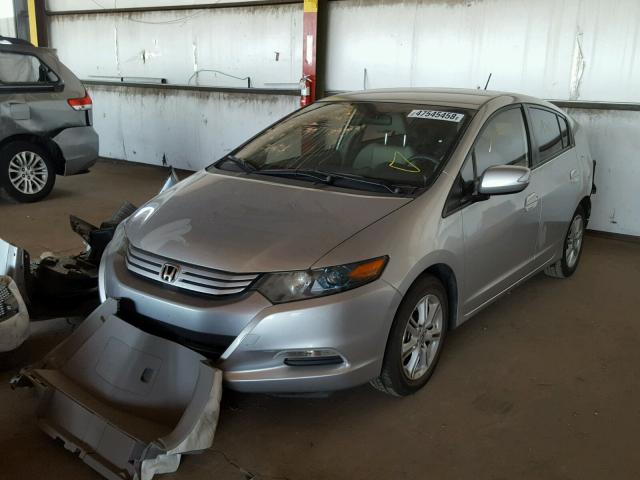 JHMZE2H73AS022486 - 2010 HONDA INSIGHT EX SILVER photo 2